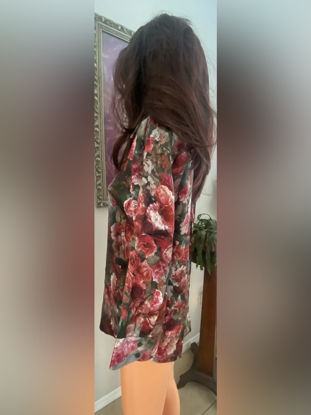 NEW L'AGENCE MULTI FLORAL TYLER SILK BUTTON DOWN BLOUSE - Picture 15 of 15